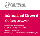 Training seminar for International Electoral Observers organised by EIUC